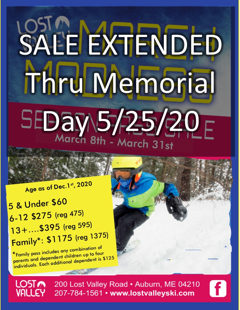 Lost Valley Ski & Snowboard Area Auburn, Maine