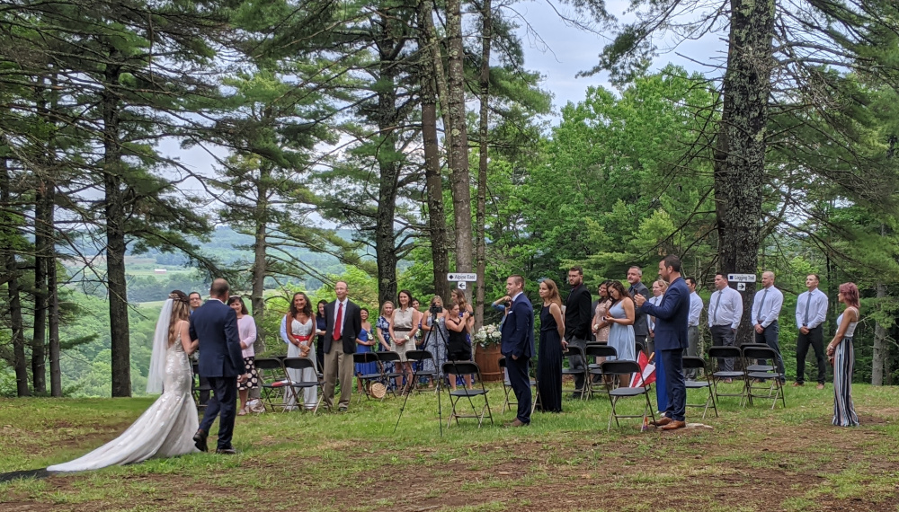 outdoor mountaintop wedding venue