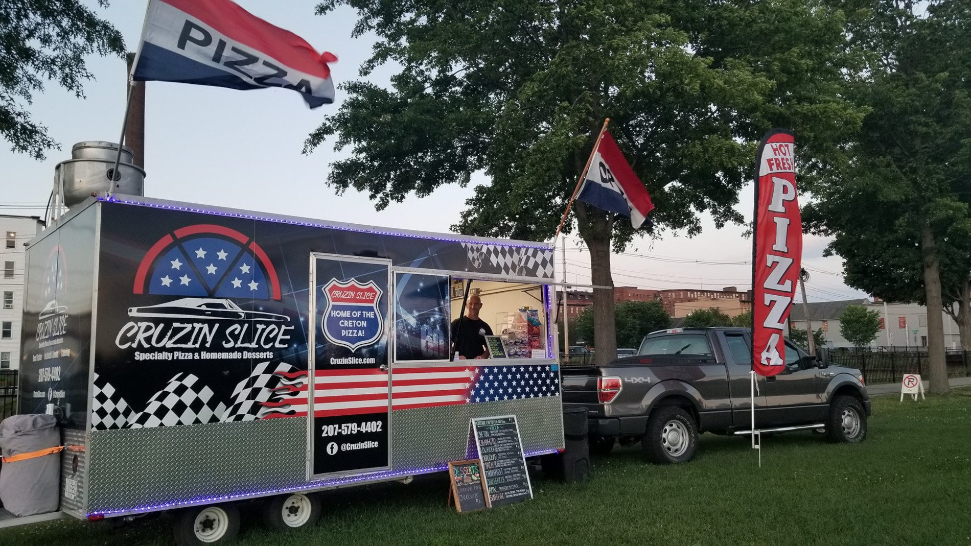 Cruzin Slice Food Truck at Lost valley Lost Valley Ski & Snowboard